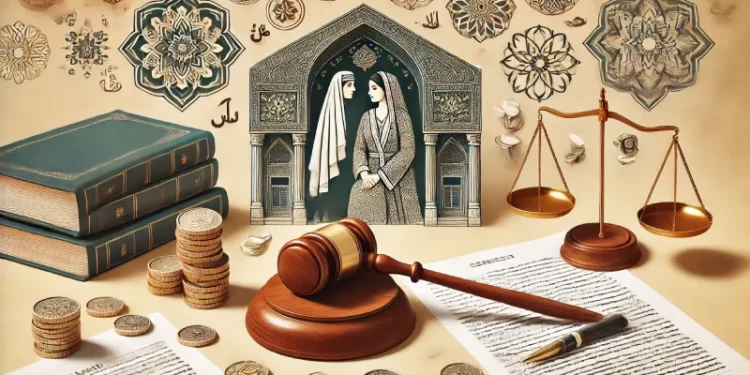 مهریه زن در صورت عدم تمکین