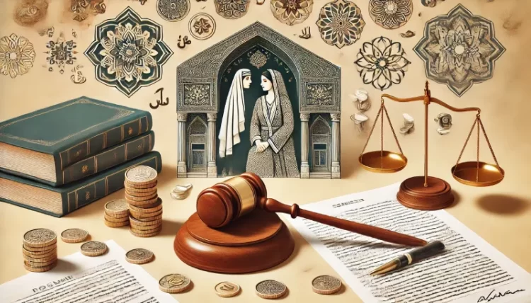 مهریه زن در صورت عدم تمکین