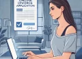 درخواست طلاق اینترنتی از طرف زن
