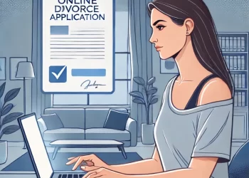 درخواست طلاق اینترنتی از طرف زن